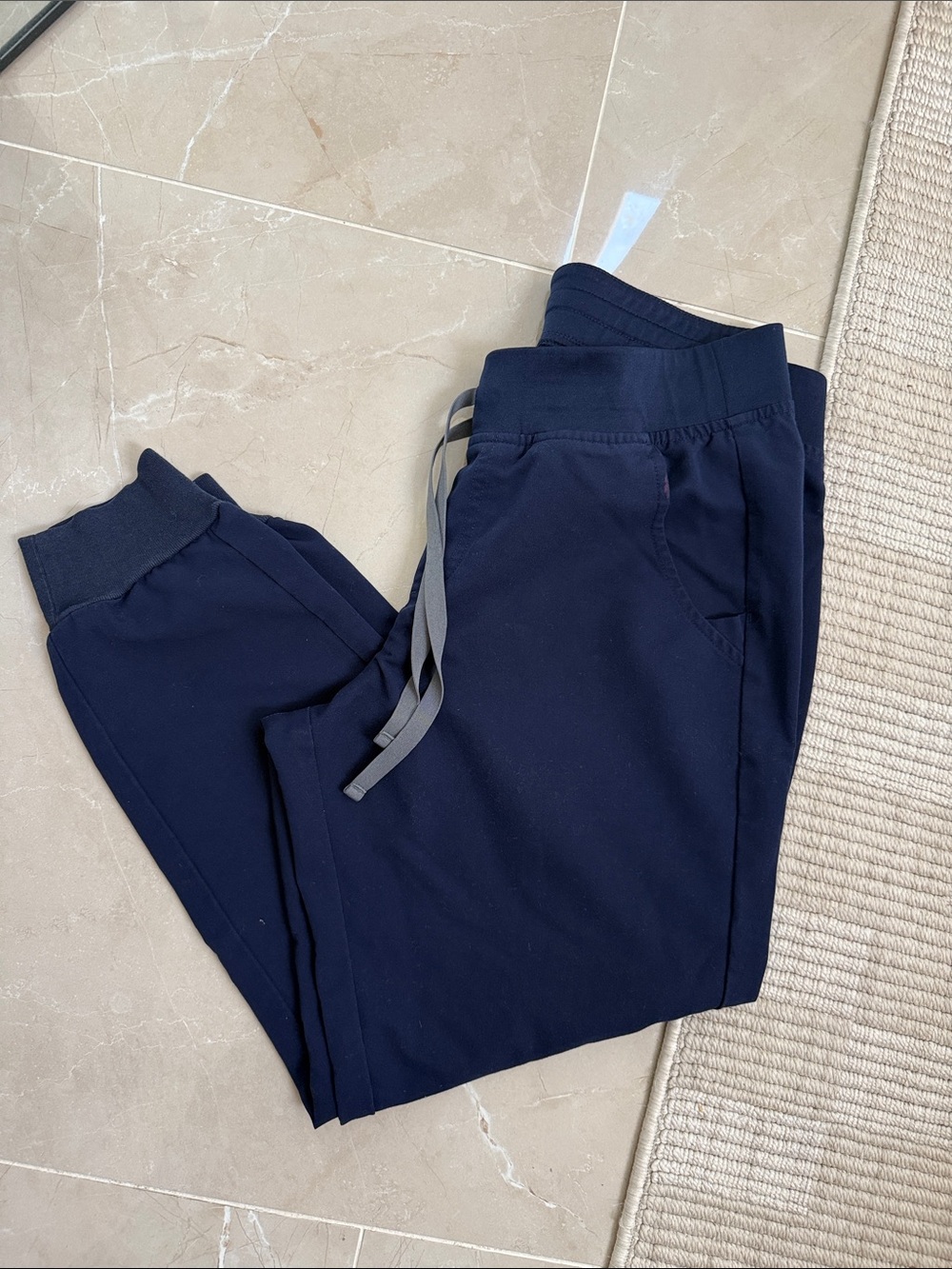 Figs navy joggers